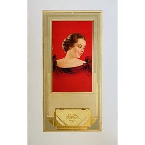 Large Edward Eggleston 1938 Calendar Pin-Up Print